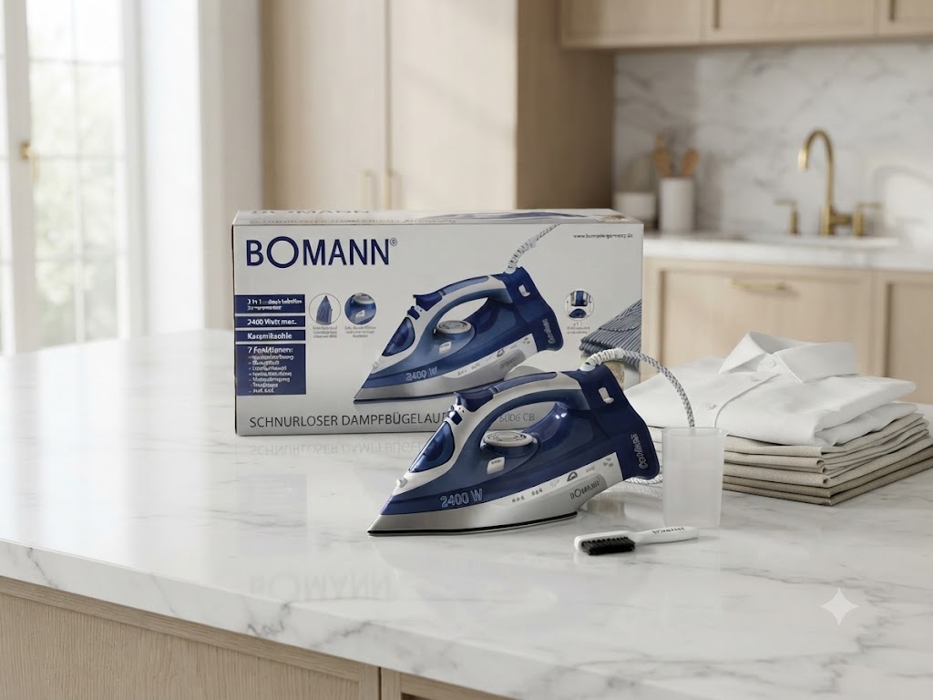 مكواة البخار الألمانية "BOMANN